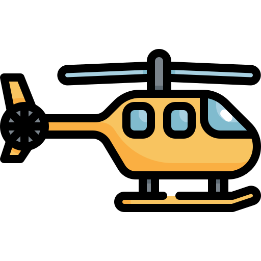 Helicopter Generic Outline Color icon