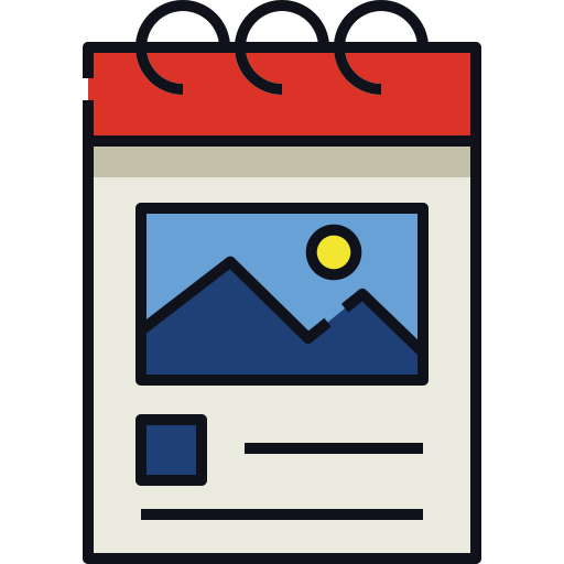 Calendars Generic Outline Color icon