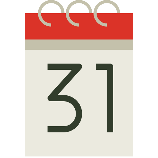 Calendars Generic Flat icon