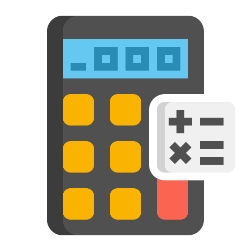 calculatrice Flaticons Flat Icône