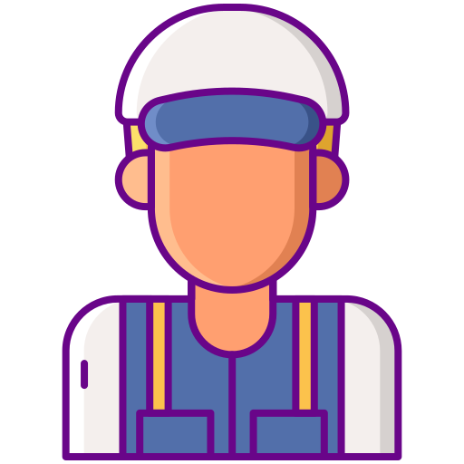 Electrician Flaticons Lineal Color icon