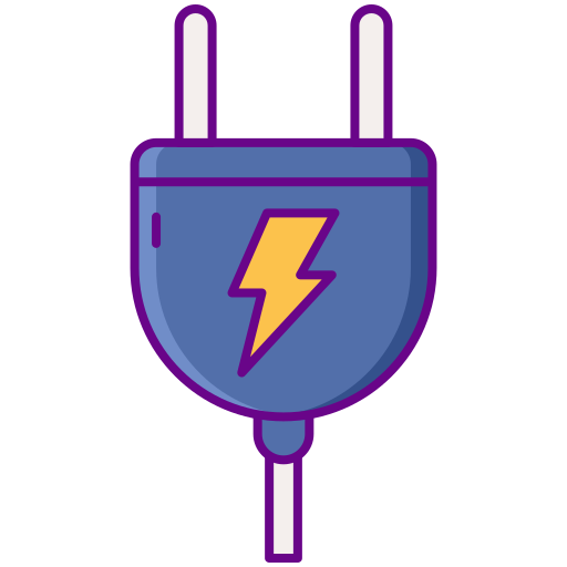 Electricity Flaticons Lineal Color icon