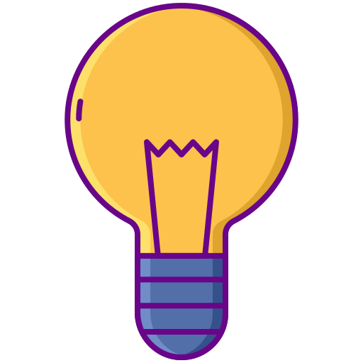 Incandescent light Flaticons Lineal Color icon