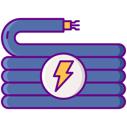 kaputtes kabel Flaticons Lineal Color icon