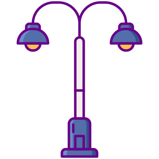 Streetlight Flaticons Lineal Color icon
