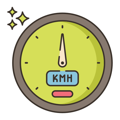 kmh Flaticons Lineal Color icona