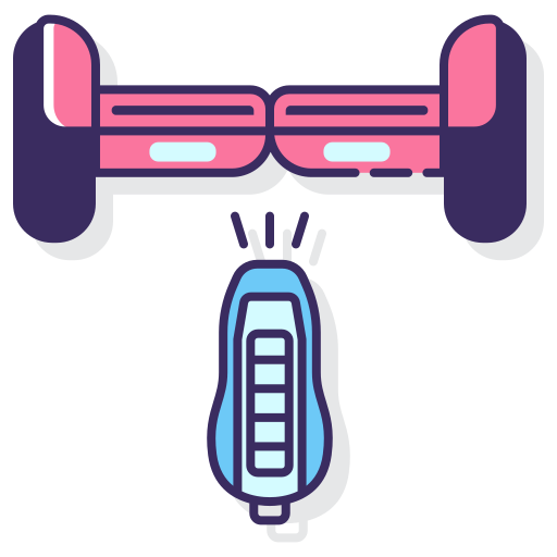 hoverboard Flaticons Lineal Color Icône