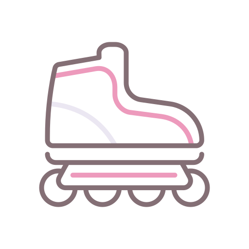 rollerblade Flaticons Lineal Color icon