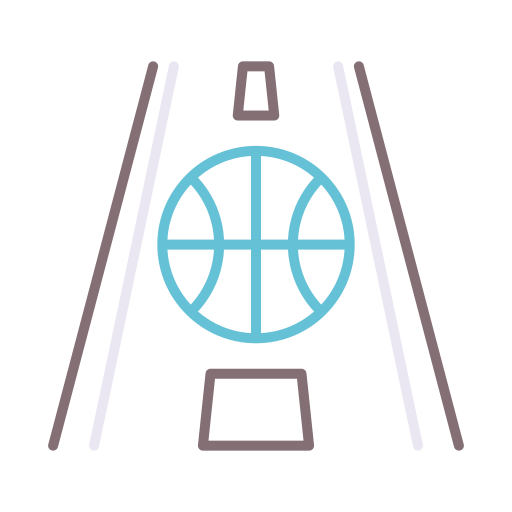 Basketball Flaticons Lineal Color icon