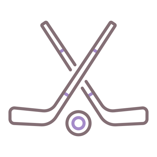 hockey Flaticons Lineal Color icona