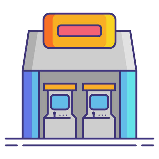 arcade-maschine Flaticons Lineal Color icon