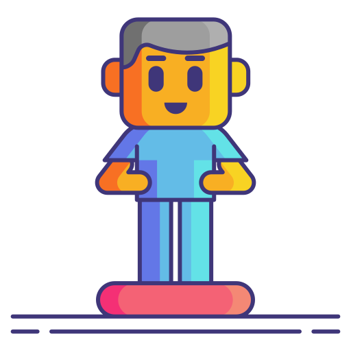 actiefiguur Flaticons Lineal Color icoon