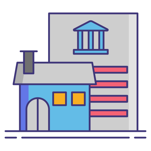 House Flaticons Lineal Color icon