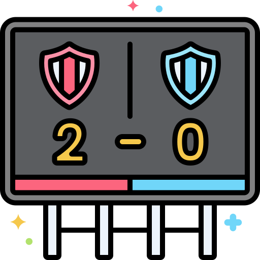 scorebord Flaticons Lineal Color icoon