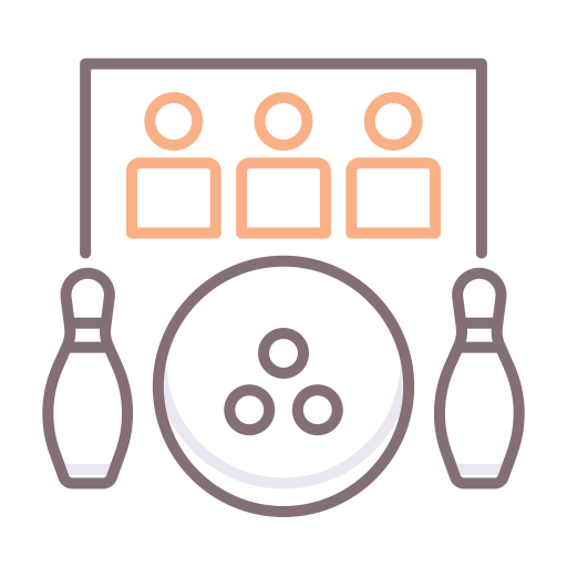 ボウリング Flaticons Lineal Color icon