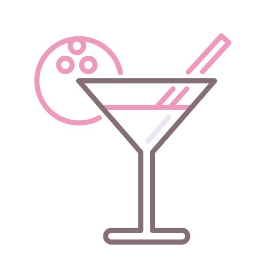 cocktail Flaticons Lineal Color icona