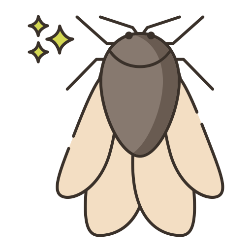 곤충 Flaticons Lineal Color icon