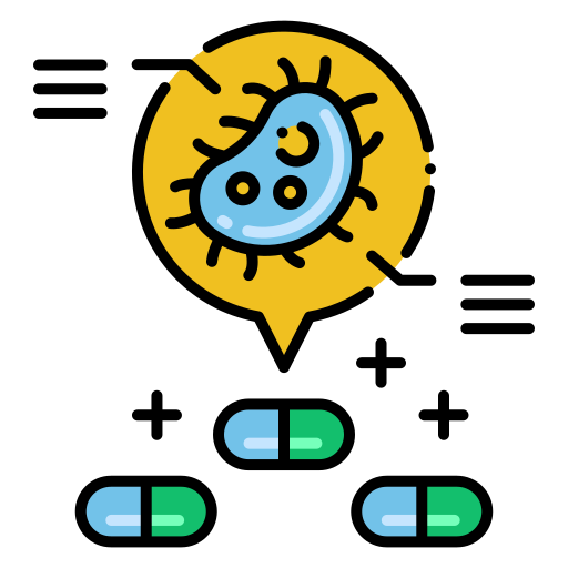 microbiología Flaticons Lineal Color icono