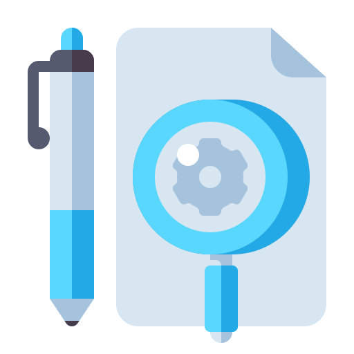 Research Flaticons Flat icon