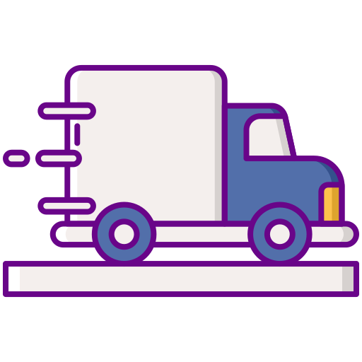 camion de livraison Flaticons Lineal Color Icône