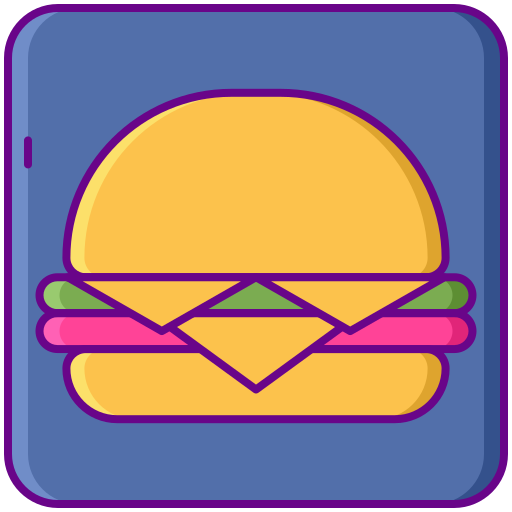 ordina del cibo Flaticons Lineal Color icona