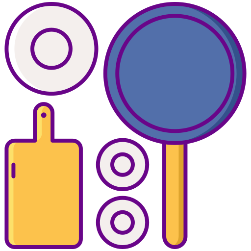 herramientas de cocina Flaticons Lineal Color icono
