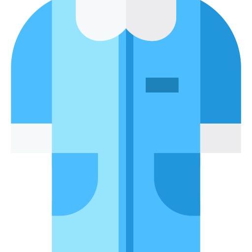 delantal Basic Straight Flat icono