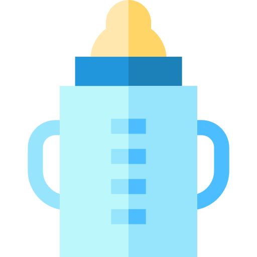 Sippy cup Basic Straight Flat icon