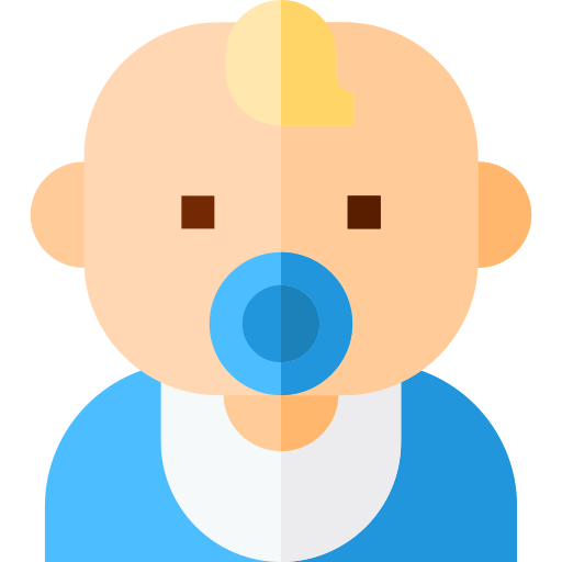 男の赤ちゃん Basic Straight Flat icon