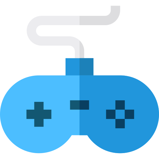 gamepad Basic Straight Flat icoon