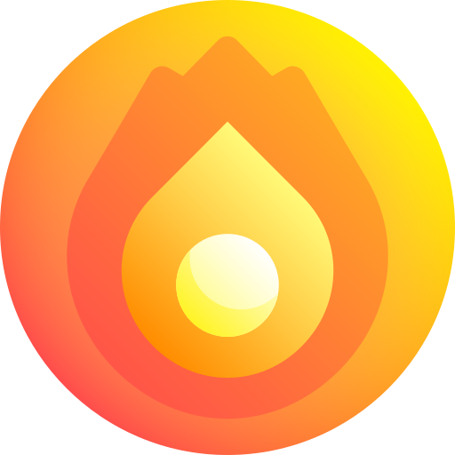 ogień Gradient Galaxy Gradient ikona