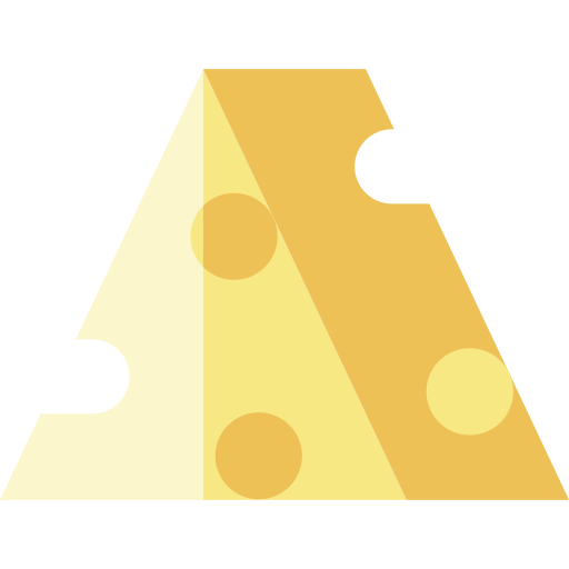 Cheese Basic Straight Flat icon