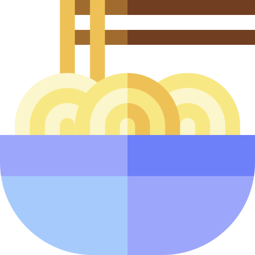 Noodles Basic Straight Flat icon