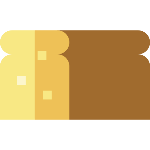 トースト Basic Straight Flat icon