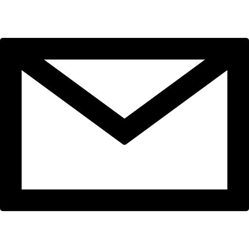 contour de l'enveloppe du courrier électronique  Icône