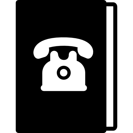 telefoonboek  icoon