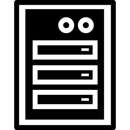 computadora servidor  icono