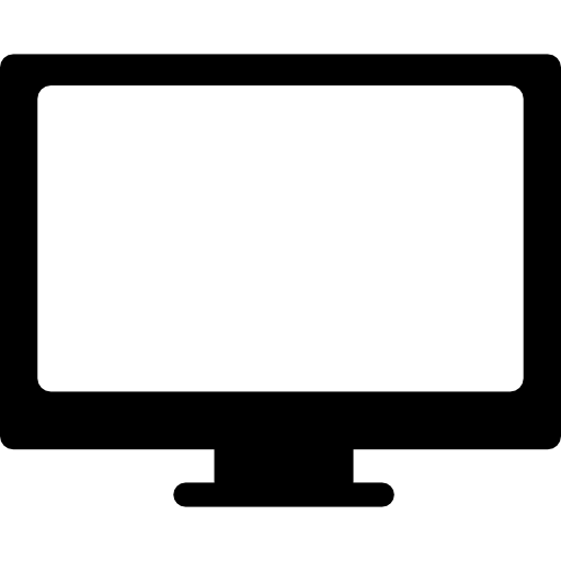 flatscreen tv  icoon