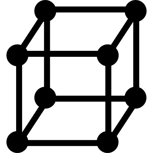 molécula de cubo  icono