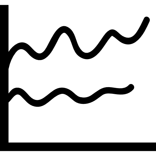 gráfico de splines  icono