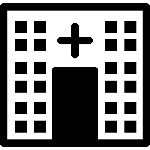 katholisches krankenhausgebäude  icon