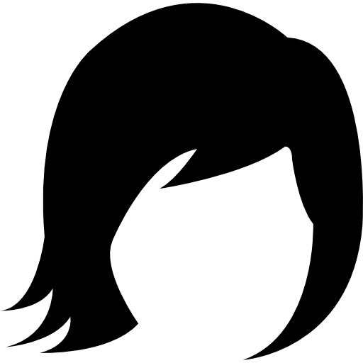 vrouwelijke kortharige variant  icoon
