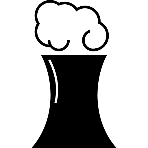 Cooling tower smoke  icon