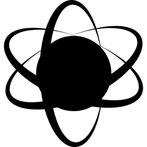 simbolo dell'atomo  icona