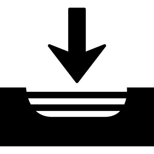 símbolo da caixa de entrada  Ícone