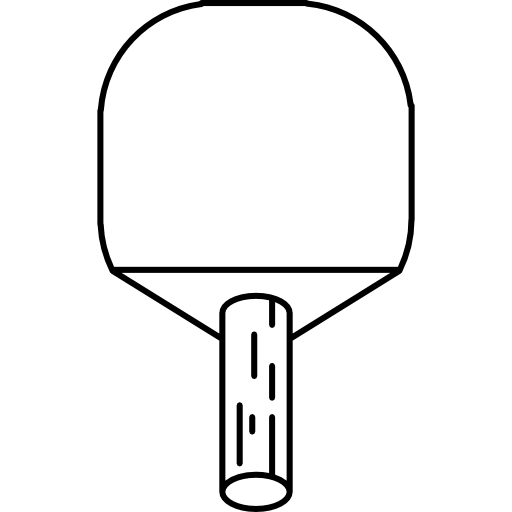 raqueta de tenis de mesa  icono