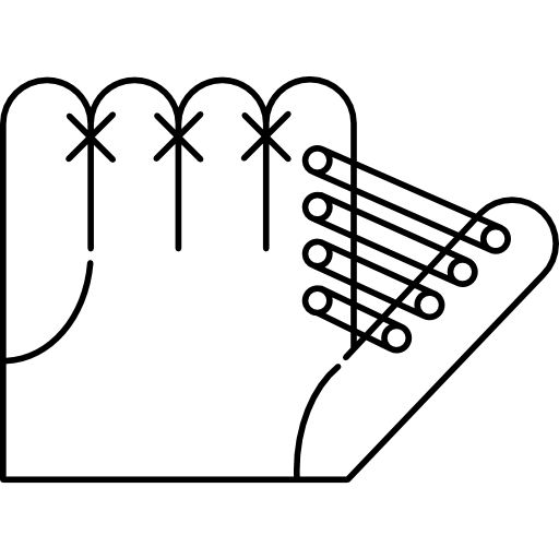 Вариант перчаток с белыми деталями  иконка
