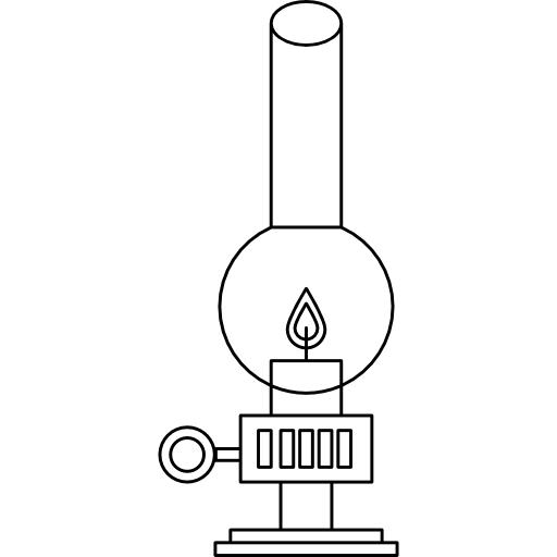 luce della lampada a olio  icona
