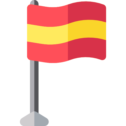 bandera Basic Rounded Flat icono