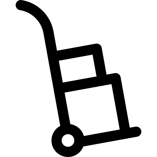 Trolley Basic Rounded Lineal icon